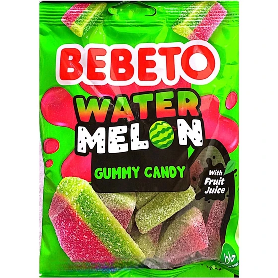 پاستیل هندوانه ببتو 80 گرمیbebeto watermelon