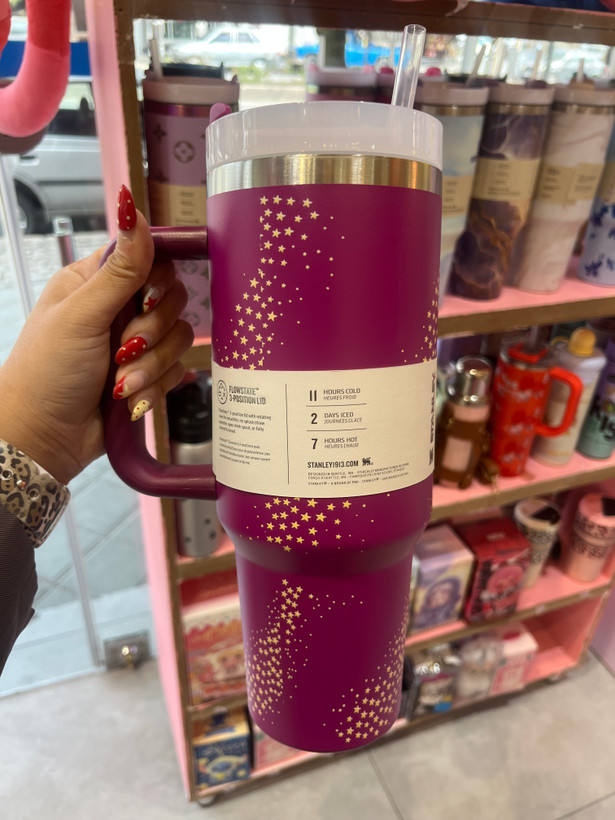 تراول ماگ استنلی اورجینال طرح باربی 1.18L