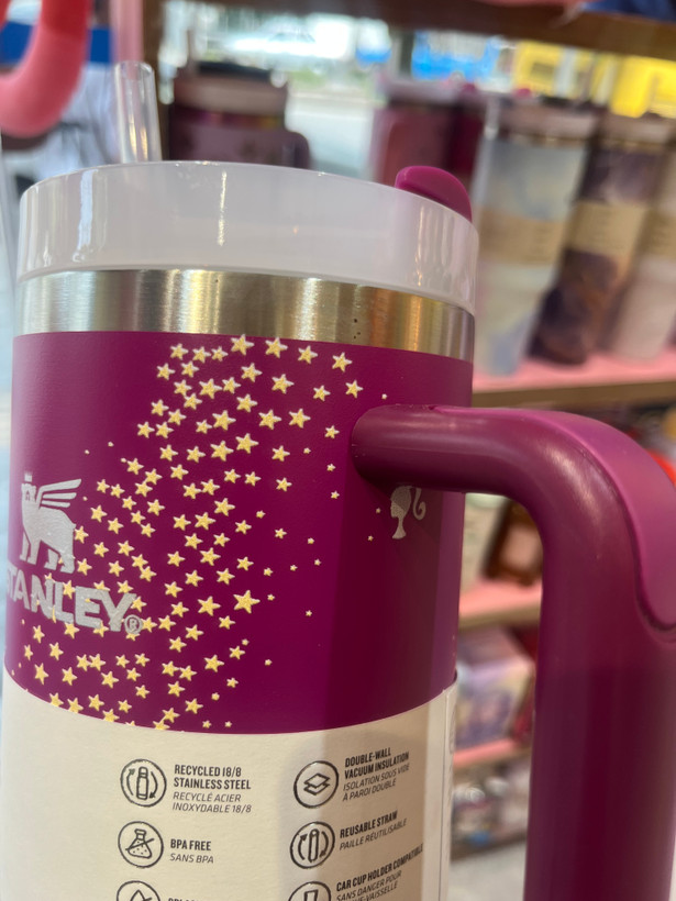 تراول ماگ استنلی اورجینال طرح باربی 1.18L