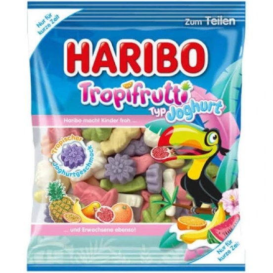 پاستیل هاریبو ۱۷۵ گرمی آلمان  tropifrutty joghurt
