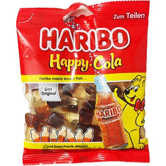پاستیل هاریبو ۱۷۵ گرمی آلمان  نوشابه ای happy-cola