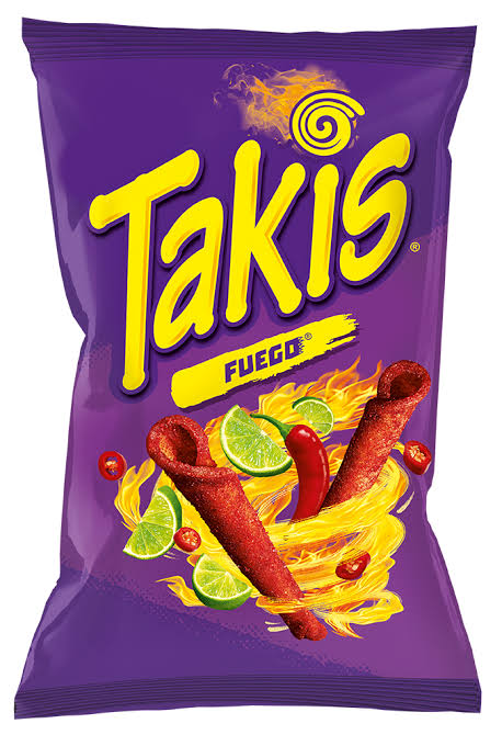 چیپس تاکیز  فوئگو لیمو و فلفل ۹۰ گرمی  |‌ Takis fuego