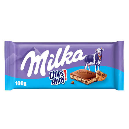 شکلات تخته ای  میلکا 100 گرمی chips Ahoy
