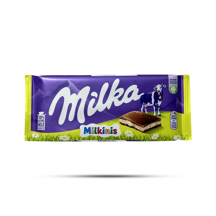 شکلات تخته ای میلکا 100 گرمی milkinis