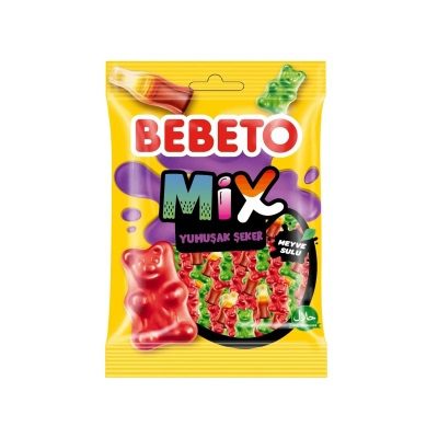 پاستیل میکس  ببتو 80 گرمیbebeto mix