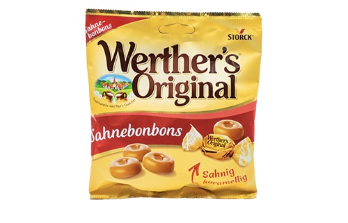 آبنبات کاراملی ۱۲۰ گرمی  وردرز werther’s original